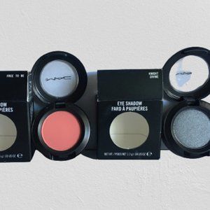 MAC Eye Shadow Set - FREE TO BE (Matte) and KNIGHT DIVINE (Discontinued)